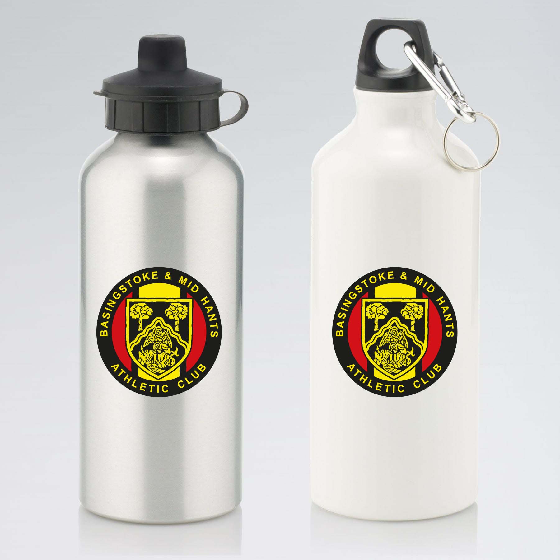 Aluminium Water Bottle With 2 Cap Styles