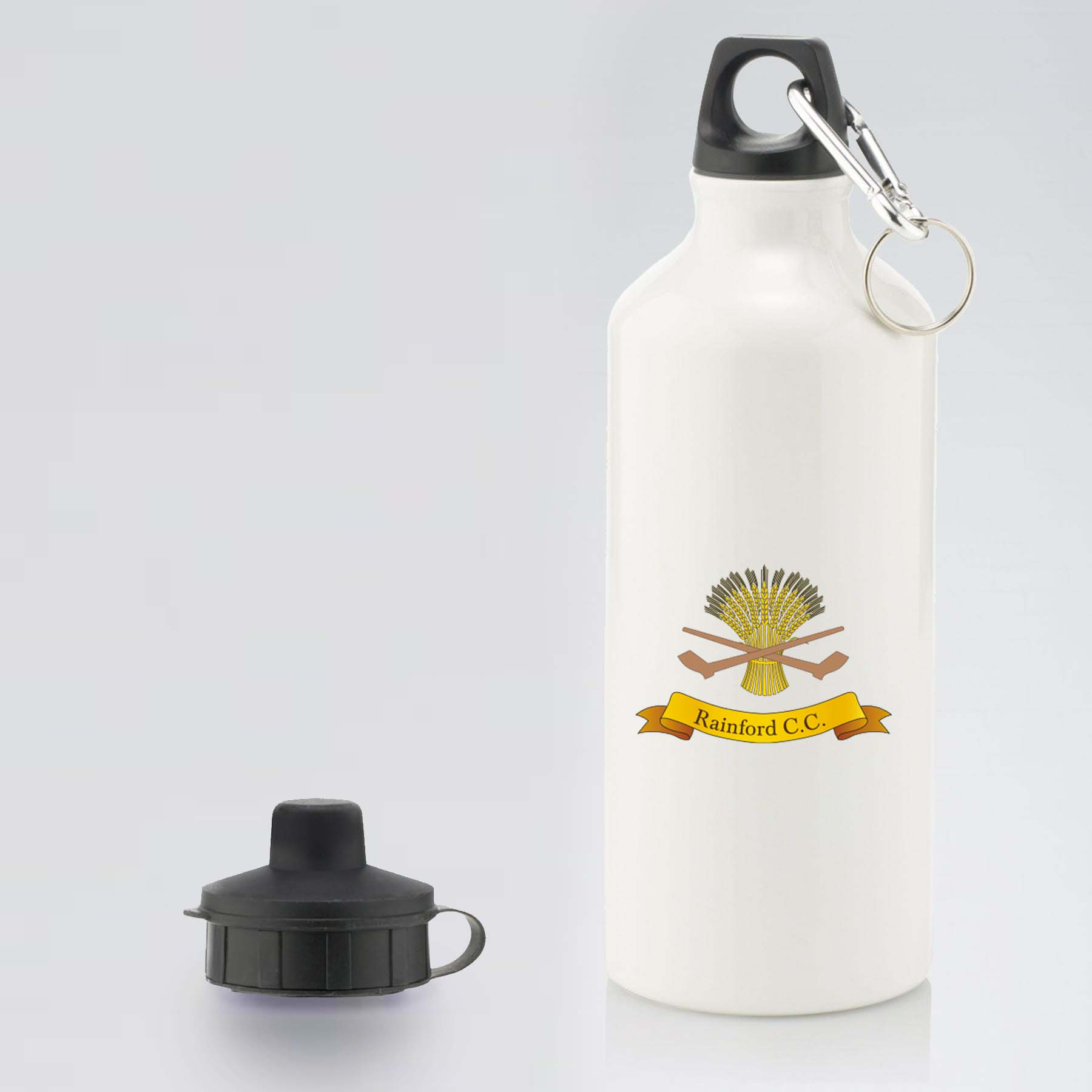 Aluminium Water Bottle With 2 Cap Styles