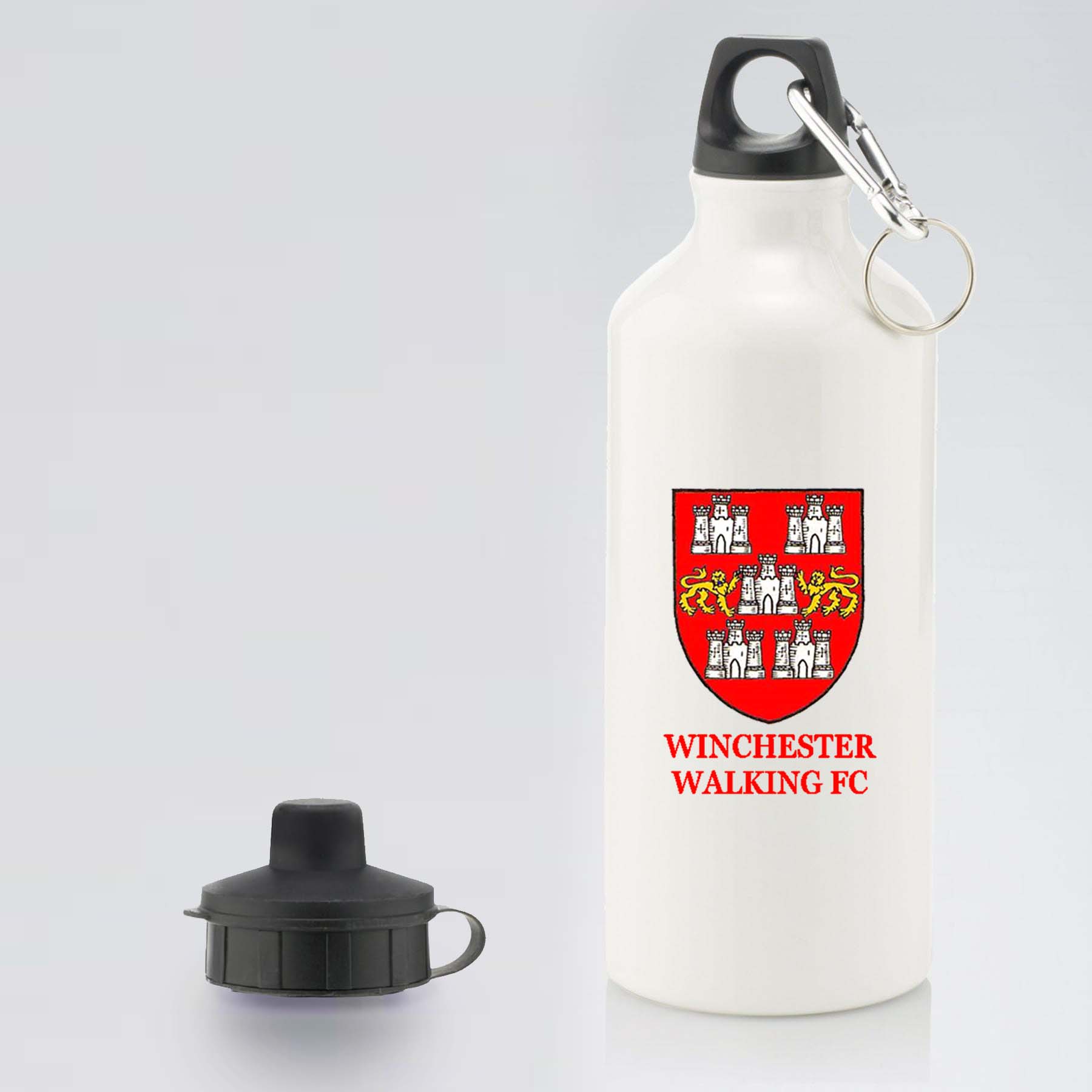 Aluminium Water Bottle With 2 Cap Styles