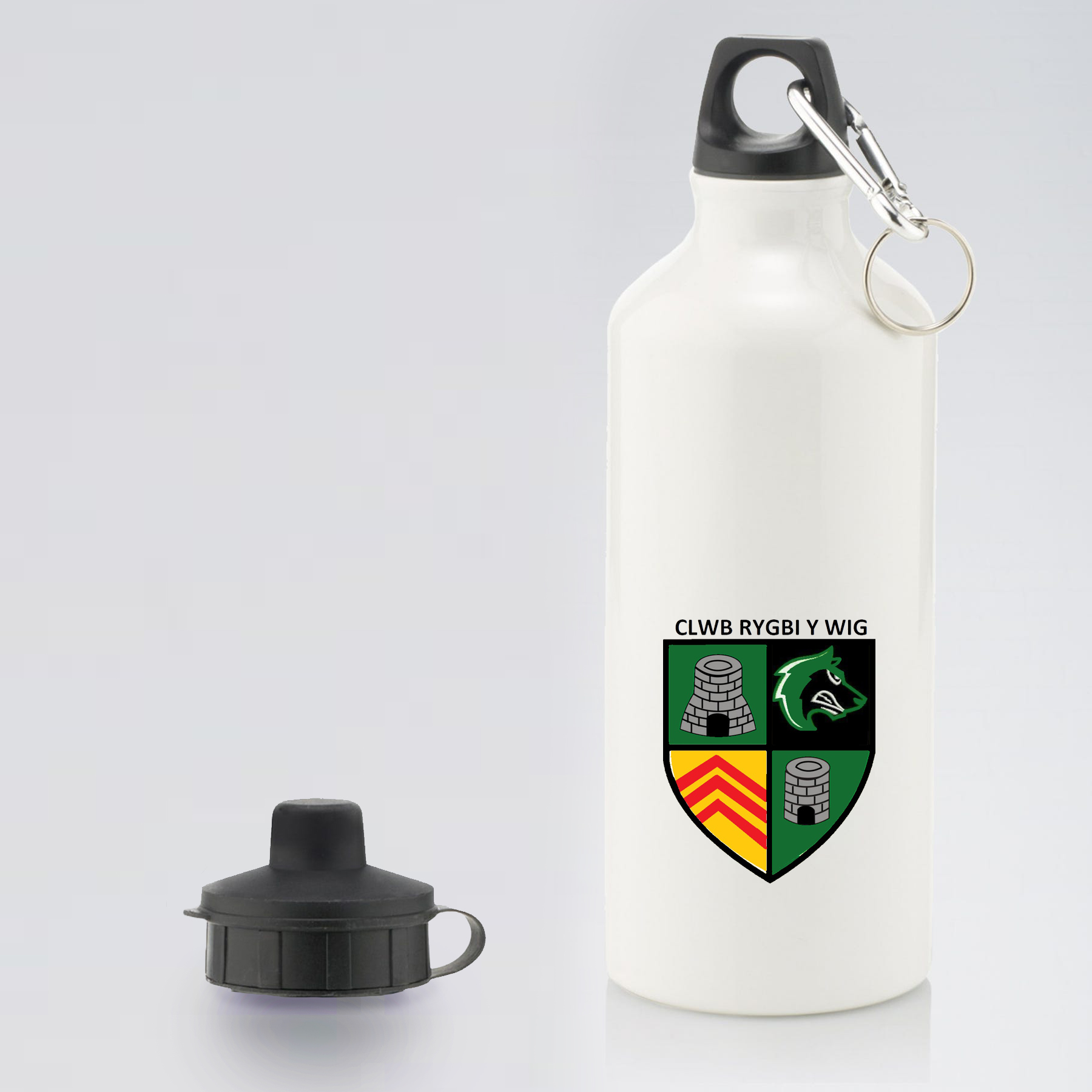 Aluminium Water Bottle With 2 Cap Styles