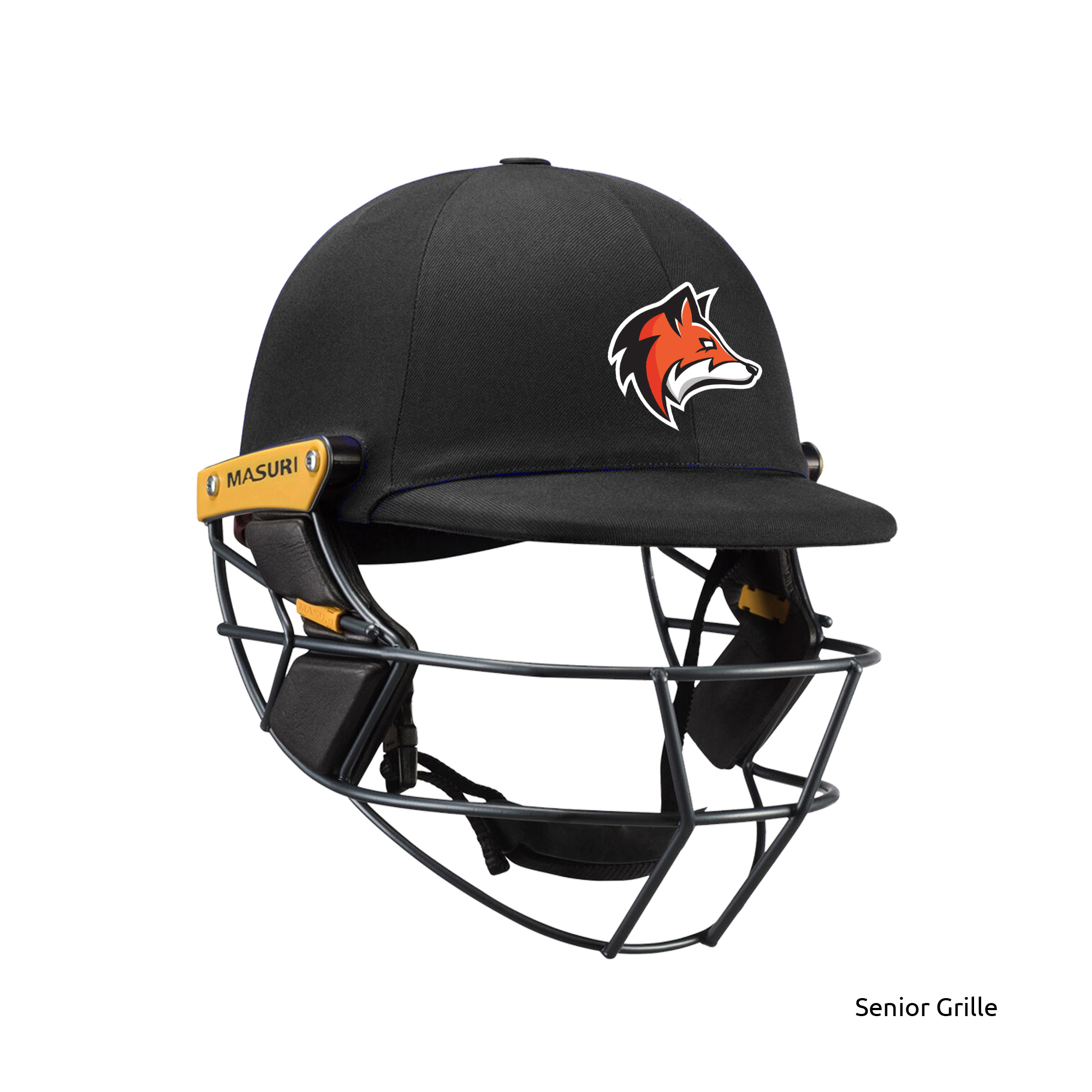 Black T Line Steel Wicket Keeping Helmet