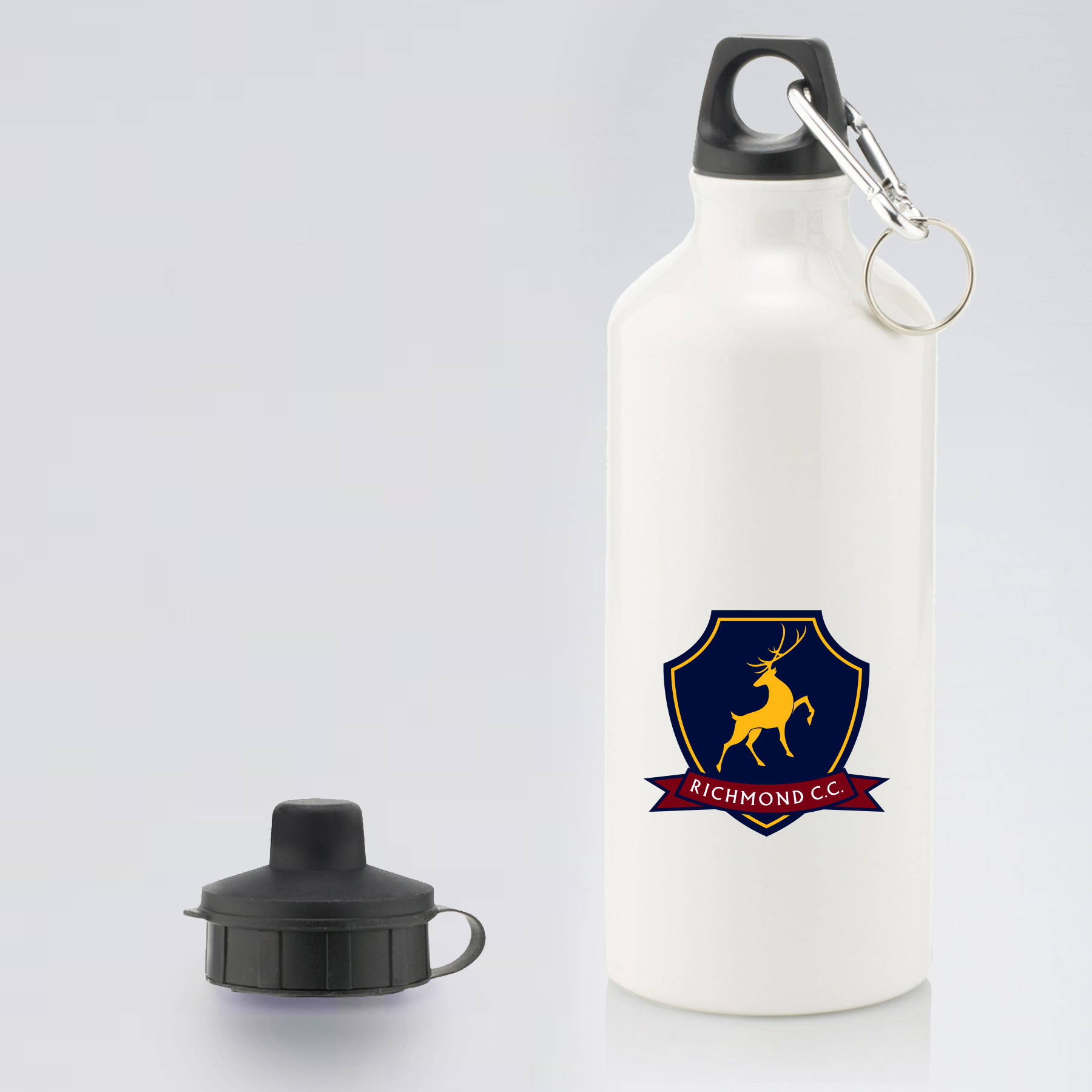 Aluminium Water Bottle With 2 Cap Styles