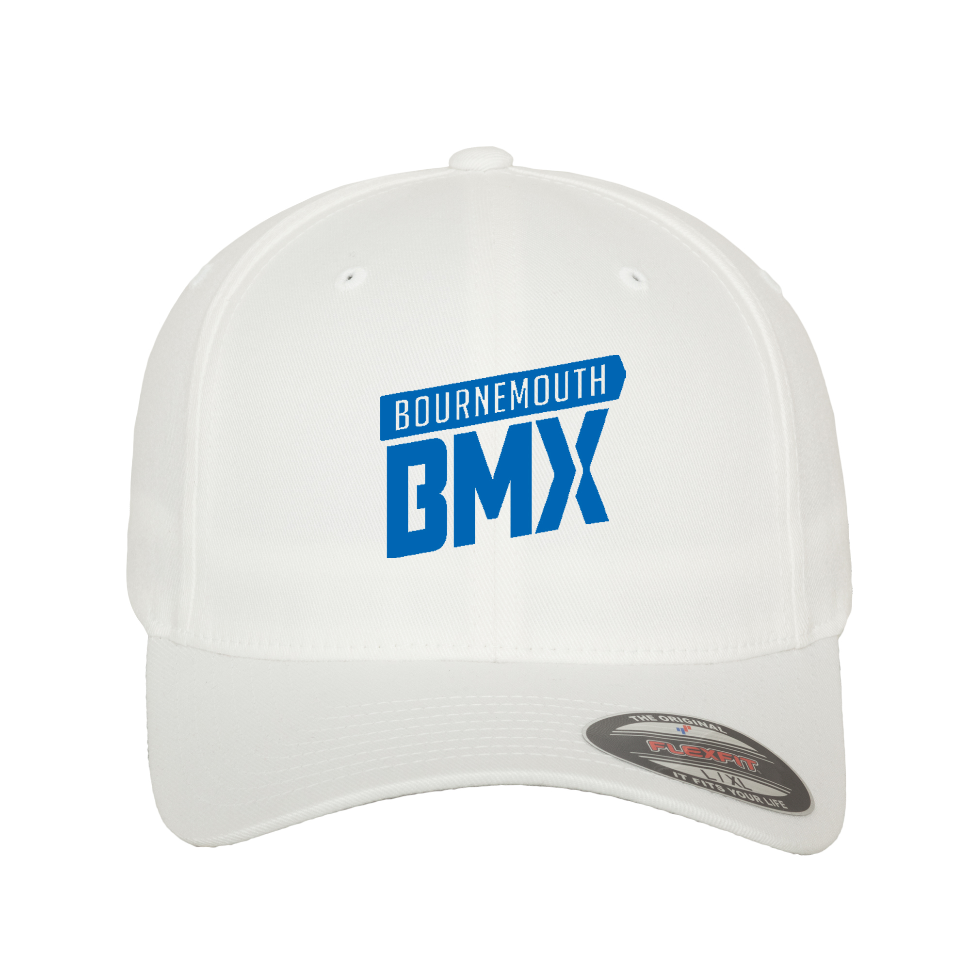 White Flexfit Cap