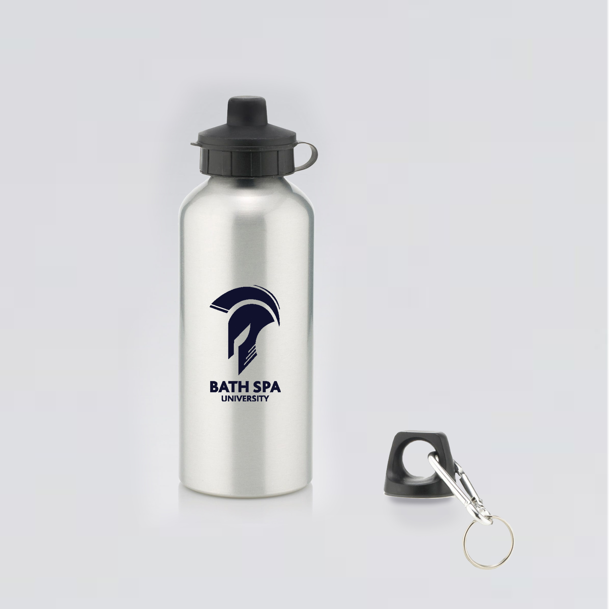 Aluminium Water Bottle With 2 Cap Styles