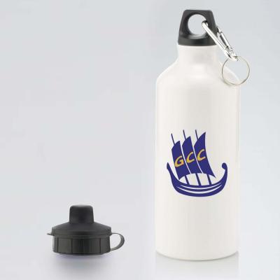 Aluminium Water Bottle With 2 Cap Styles