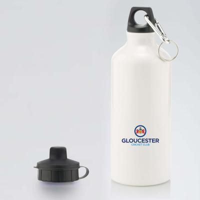 Aluminium Water Bottle With 2 Cap Styles